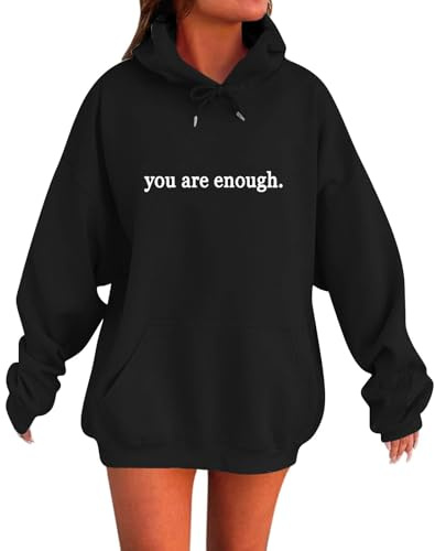 Hoodies For Women Uk Multipack Cosy Warm Oversized Hoodie Casual Loose Hooded Coats Plus Size Long Sleeve Aumter Winter Jackets Plain Sweatshirt with Hooded Black Hoodies Women
