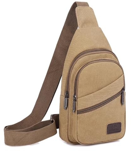 SLEDEZ Casual bröstväskor herr bröstväska canvasväska axelremsväska fritidsväska, Färg: 3, 17x30x6cm