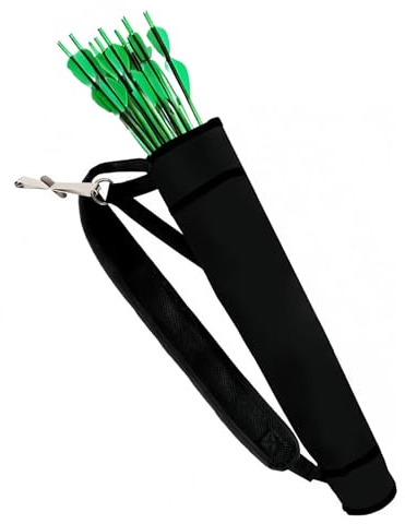 HZZON Köcher für Pfeile Bogenschießen Quiver Köcherhalter Pfeilköcher Rücken und Hüfte Quivers Pfeile Köcher Einstellbare Pfeil Rucksack Bogenköcher für Compound Recurve Bogen Praxis Ziel Jagd