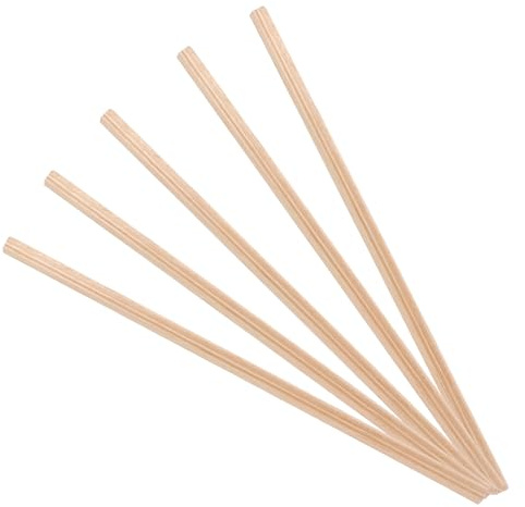 ZUNOXAZ Plinthe Maison de Poupée 30 CM Lot de 5 Moulures Miniatures en Bois Naturel Accessoires de Mobilier Miniature Décorations Bordures Murales pour Loisirs Créatifs et Modélisme