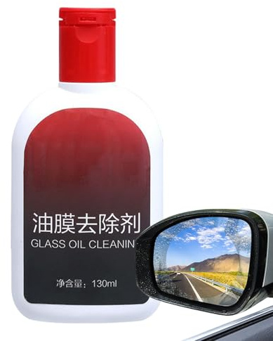 Zhadyu Detergente Per Vetri Auto Antigrasso - Trattamento Idrorepellente Per Auto - Agente Pulente Per Il Parabrezza Dei Veicoli | Per Il Restauro Di Vetri Di Roulotte Suv E Porte Doccia