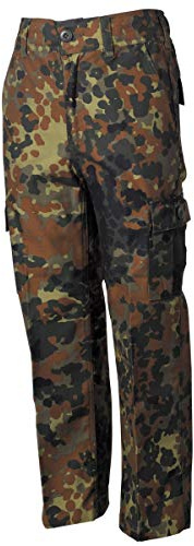 MFH Pantaloni BDU dell'Esercito Americano per Ragazzi e Ragazze (Flecktarn/XXL (170/176))