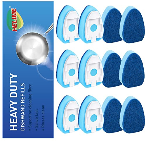 Dishwand Sponge Refills, Non Scratch Dish Wand Refills Replacement Heads