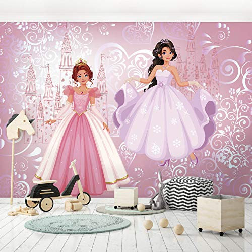 Forwall 12529VEXXXXL Papier peint photo intissé pour chambre d'enfant Motif princesse 416 x 290 cm
