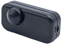 Regulador de luz sobremesa 100W, color negro, ideal para ajustar la intensidad luminosa en hogares y oficinas.