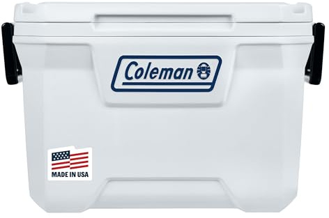 Coleman Classic Series 52qt Marine Cooler, Fully Insulated Lid & Body Keeps Ice up to 3 Days, Holds up to 80 Cans