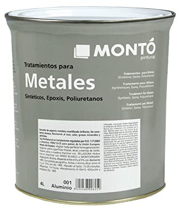 Montó Imprimación Industrial. Imprimación de Secado Rápido, con Pigmentos Sólidos a la Luz y a la Intemperie. (5Kg, Gris 211)