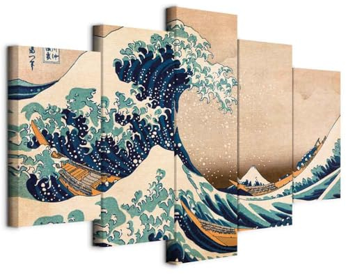 murando - Quadro Acustico 5 pezzi schiuma acustica Quadri Moderni Grandi - Camera da Letto Matrimoniale - Stampa su Tela - Pannelli Fonoassorbenti Decorativi - Fonoassorbente Acustiche