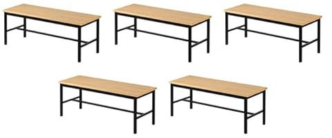 Riva office supplies Pack 1 Banco Vestuario Madera 620 - Montado (1, 1600x400x450mm)