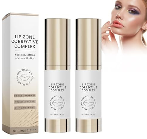 2 Stück Lip Zone Base Moisturizer Lipgloss Mit Feuchtigkeitsspendender Formel,Natürliches Lippenverstärker- Und Lippenpflegeserum,Natürlicher Lippenverstärker Für Vollere,Weichere Lippen
