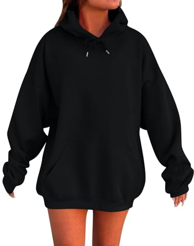 Sweats À Capuche Femme Plaid Stitch Sweet Sweat À Capuche Maigrir Sweatshirts Large Noel Zippé Chauffant Chic Angora Et Cache Longue Marque Stitch Pull Femme Chic Noir XL