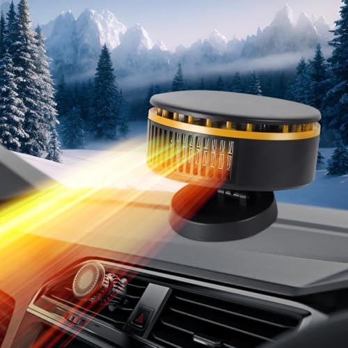12V Car Heater,Portable Fast Heating Auto Car Heater Defroster Windshield Defogger Automobile Windscreen Heater