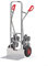 Fetra Alurohr-Treppenkarre, Traglast 200 kg, Schaufel mit Luftbereifung, 2 Fünfarmigen Radsternen, 1 Stück, 1300 x 590 mm, alu, AK1328