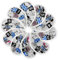 10pcs/set Vintage Golf Iron Headcover the British Flag Skull Pattern Design Head Covers Set For Titleist Callaway Ping Taylormade Cobra Etc