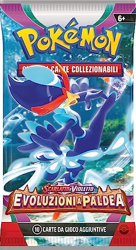 Scarlatto e Violetto Evoluzioni a Paldea busta 10 carte Artwork RANDOM (IT)