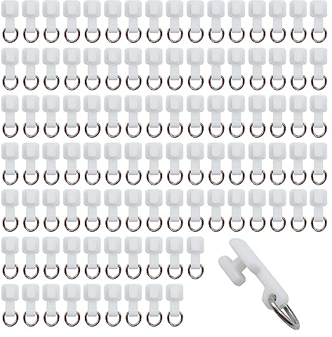 UMCHU Deslizador de Riel Lateral de 100 Piezas, Rodillos para Cortinas de Ducha y Puerta