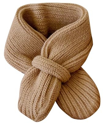 Kayferli Cadeaux de Noël Écharpe tube confortable pour enfants Hiver Garçons et filles 1-5 ans