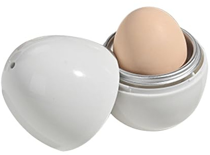 Caldera de Huevos para Microondas, hervidor de huevos para microondas, Cocedor de Huevos Microondas para huevos duros y blandos, hervidor rápido de huevos, 1 egg