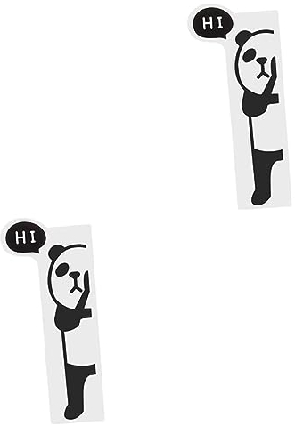 Tofficu 2 Stücke Computer Monitor Memo Pad Monitor Seite Panel Memo Board Hinweis Für Memo Büro Wohnkultur Panda Pad