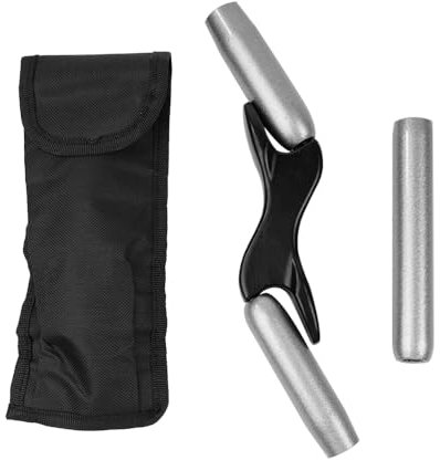 Sarini 5-teiliges Fugenwerkzeug aus Stahlrohr, Maurer-Fugenwerkzeug aus gehärtetem Stahl mit Stofftasche für Maurer, Mauerwerk – 4 Größen: 1/2, 5/8, 3/4, 7/8