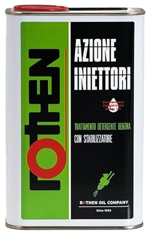 ROTHEN Azione Iniettori, Additivo Detergente per Iniettori Benzina, Trattamento Stabilizzatore Carburante (1 LITRO)