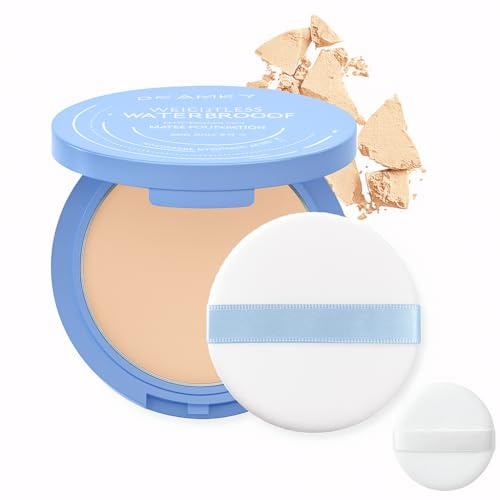 Translucent Setting Powder for Face – Oil Control Matte Pressed Powder, Long-Lasting & Waterproof Compact Makeup with Mirror – Lightweight Pore-Blurring Face for Mature Skin (NATURAL BEIGE)