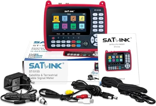 Satlink ST-5155 H.265 (10 bitars) DVB-S/S2/T/T2/C Combo mätare