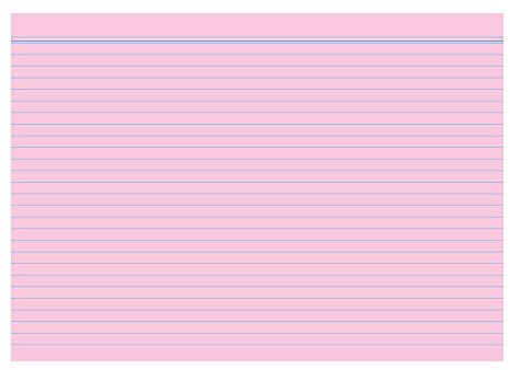 RNKVERLAG 115053 – indexkort linjerade 7 mm, rosa, DIN A5, 1 förpackning med 100 kort