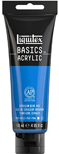 Liquitex Basics Acrylic, 118 ml Tube - Cerulean Blue Hue
