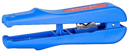 WEICON TOOLS 52000003 Combi-Coax No. 3 Abisolierer für Antennen- und Übertragungskabel, blau/rot, 125mm