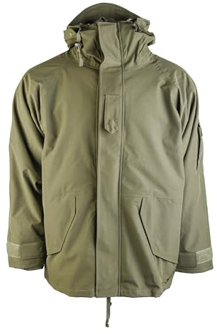Mil-Tec Nässeschutzjacke mit Fleece‑Innenjacke Unisex • Warme 2‑in‑1 Regenjacke Herren & Damen mit herausnehmbarer Fleecejacke • Arbeitsjacke, Outdoor Funktionsjacke