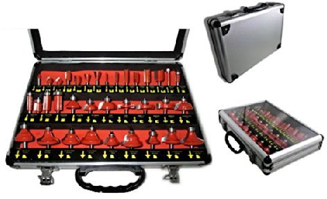 SET FRESA FRESE ROTANTI LEGNO PANTOGRAFO CORNICE GAMBO 8MM KIT 35 PZ