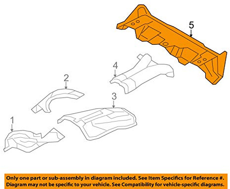 BMW 51-48-7-290-653 Heat Insulator Rear Silencer
