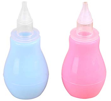 Baby Nasensauger Nasendusche Manuell Nasal Set fur Kleinkinder Neugeborene, 2pcs