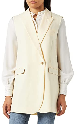 JJXX Jxmary SL Blazer Sn, Blanco Crudo, S para Mujer