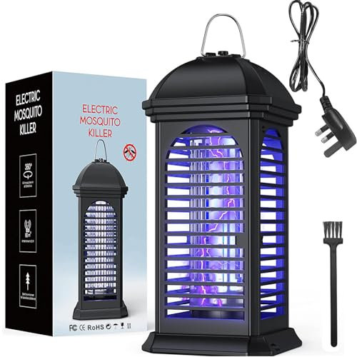 Electric Mosquito Killer, Bug Zapper, Mosquito Killer Lamp, Electric Fly Catcher, Mosquito Zapper Outdoor/Indoor, Fly Traps Indoor for Home Use Backyard, Patio