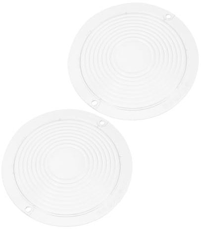 KITANDOVE 1pair Range Hood Light Covers Lens Replacement for Kitchen Cooker Hood Easy to Install Low Maintenance Accessory for Enhanced Illumination and Dependable Performance