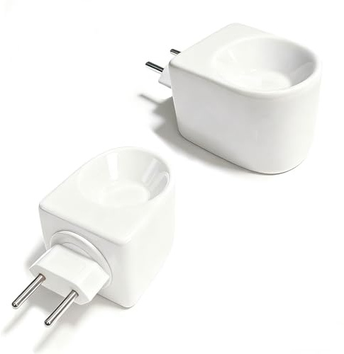 Diffuseur d'huiles essentielles en céramique - Blanc Original | Diffuseur électrique réglable avec système de Glissement | Diffuseur d'huiles essentielles pour Maison, Chambre, Bureau