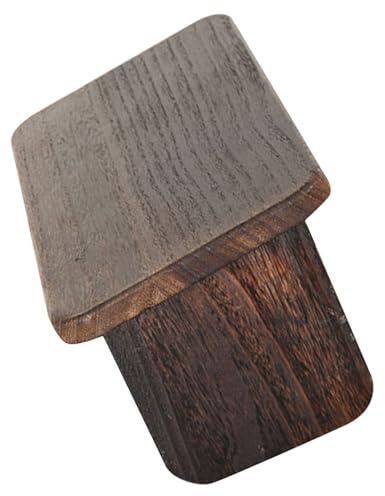 Homoyoyo Solid Wood Meditation Stool Kneeling Prayer Bench Zen Stool for Temple and Home Use Non-folding Wooden Kneeler for Meditation and Worship