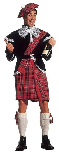 W WIDMANN MILANO Party Fashion - costume tartan, kilt, gonna tartan, costumi in maschera