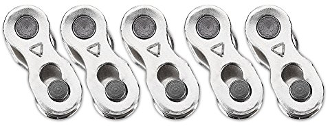 Lote de conectores de cadena para bicicletas, juntas de eslabones para bicicletas, fijación rápida para 6-7-8 9 velocidades (juego de 5 pares) (color 8/7/6 velocidad)