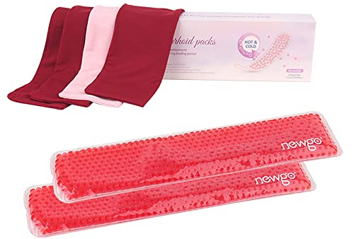 NEWGO Kühlkompresse Wochenbett Kühlpads Postpartum, Wiederverwendbar Perineal Kühlpad Cool pack, Hämorrhoiden, Vaginal pflege-lindert Schmerzen und Beschwerden nach der Geburt, 6 stück Waschbar