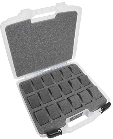 Case Club 18-Watch Easy-View Lockable Travel & Display Case