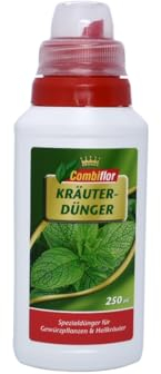 Kräuter-Dünger 250ml mit Dosierkappe - Flüssiger Pflanzendünger für vielfältige Pflanzen, unterstützt Wurzel-, Blatt- und Triebwachstum, fördert Gesundheit und Farbe (KRÄUTER-DÜNGER)