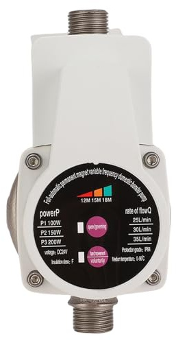 Fafeicy Bomba Elevadora de Presión de Agua Automática para Hogar Ducha Jardín 100W-200W Protección contra Funcionamiento en Seco Silenciosa