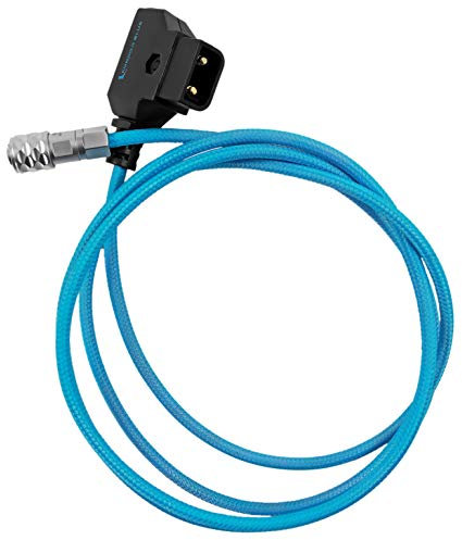 KONDOR BLUE 4FT D-Tap to BMPCC 4K Power Cable for Blackmagic Pocket Cinema Camera 4K and Gold Mount V Mount Battery P TAP Weipu