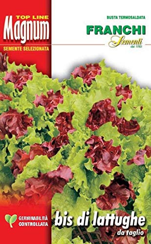 BUSTA MAGNUM SEMI BIS DI LATTUGHE DA TAGLIO ORTO GIARDINO SEMI