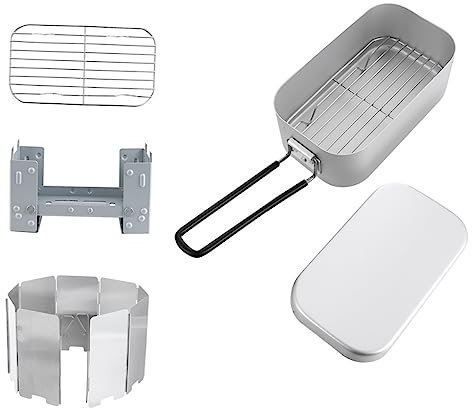 BESPORTBLE Contenitore Per Pranzo in Acciaio Bento Box Box Per Pranzo Da Ufficio Contenitore Per Da Campeggio All Aperto