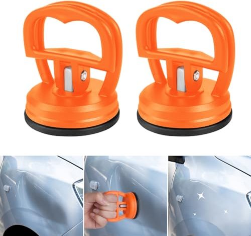flintronic Ventosa para Reparador Arañazos Abolladuras Coche, 2 Piezas Ventosa para Coche Abolladuras, para ReparacióN de Abolladuras de Coche, Vidrio, Teléfonos Móviles, Azulejos