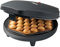 Bestron Bubble-Waffeleisen, Waffelmaker für Bubble Waffeln zum Befüllen mit Eis, Schokolade oder Obst, mit Backampel & Antihaftbeschichtung, 700 Watt, Farbe: Mattschwarz